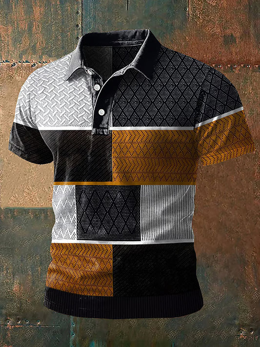 Men's Retro Western Antler Print Casual Top