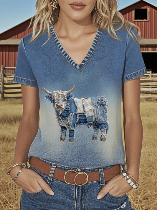 Women's Western Highland Cattle T-shirt
