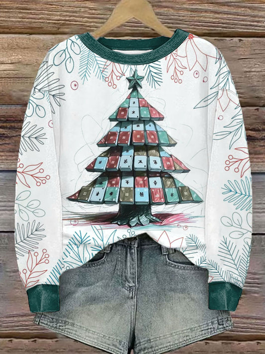 Women's Mahjong Christmas Tree Sweatshirts